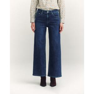 헤지스 여성 24FW 가격인하기모와이드 네이비 데님 팬츠 HSPA4D985N3