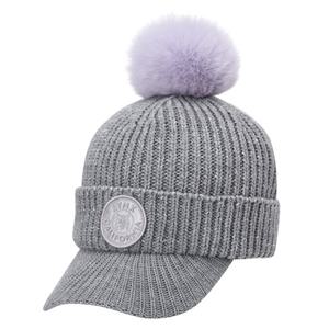 [링스] 여성 글리터 폭스폼 니트캡 L21D4CP264_GY