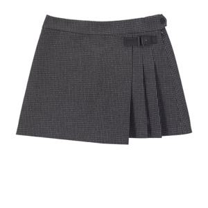 [볼빅어패럴] 여성 골프 비죠 잔체크 랩 치마 팬츠 VLHPO901_BK