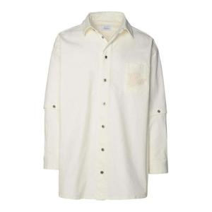 오프화이트 긴팔 셔츠 OMYD059S24DEN0010202 White