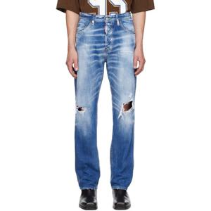 25 FW 디스퀘어드2 남성 블루 642 데님 진 242148M186027