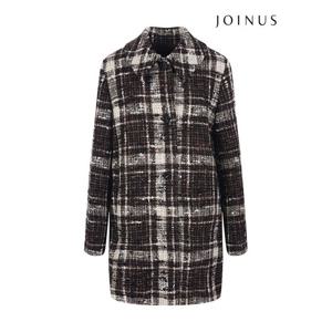 [조이너스]체크 패턴 카라 코트_JABW1-WCH260