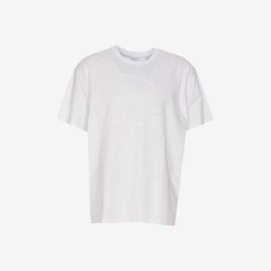 버버리 남성 EKD 엠보 프린팅 라운드넥 반팔티셔츠 화이트 8072756