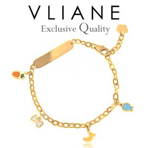 [브리앙] 18K 아이템 스틱 아기 팔찌 (미아방지,돌잔치,돌선물)