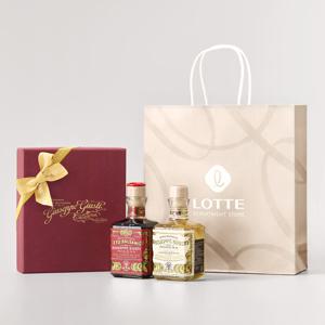 [구스토이탈리아][주세페주스티]3메달 큐빅 발사믹식초+화이트 발사믹식초 250ml 세트