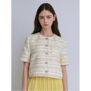 [아날도바시니](아날도바시니) 트위드 반팔 자켓(AW06JK41W)