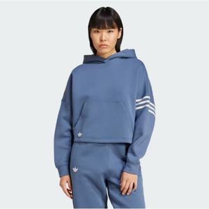 [아디다스(오리지널)]Neuclassics 후디 그레이블루 크롭 후드 IX9866