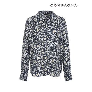 [꼼빠니아]잔꽃 무늬 타이 블라우스_CACS2-WRB110