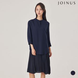 트임넥 쉬폰 주름 원피스_JACS2-WOP230