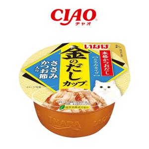 이나바 CIAO 금빛육수컵 닭가슴살&가츠오부시 70g