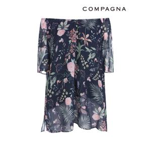 [꼼빠니아]쉬폰 오프숄더 블라우스_CACU6-WRB210