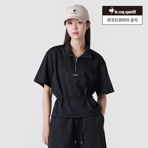 [르꼬끄공식] 여성 선데이 자가드 루즈핏 반팔 아노락 (QQ222OJK45)