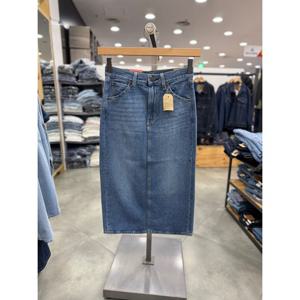 [리바이스]여성 하이라이즈 슬릿 스커트 001VH-0000_DG