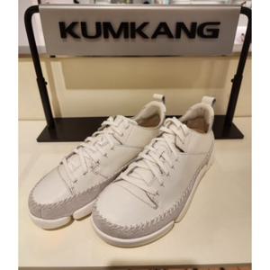 금강제화 랜드로바 CLAOXC5105WF9클락스 Trigenic2Tact 여성 스니커즈 (베이지 화이트)