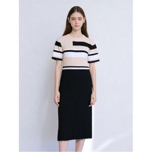 [아날도바시니](아날도바시니) 컬러블럭 니트 원피스(AW06KO42W)