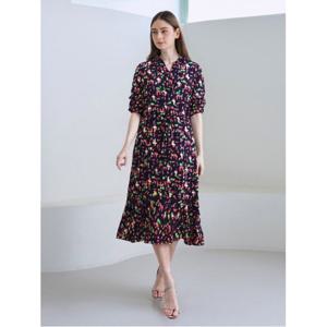 [아날도바시니](아날도바시니) 자가드 쉬폰 원피스(AX06OP23M)