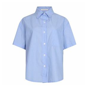 [예쎄](예쎄) 등판 레터링 카라 반팔 블라우스(YW07BL43C)