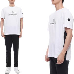 [몽클레어] 25SS 남성 로고 프린트 반팔티셔츠 (8C00024 829H8 001 25S)