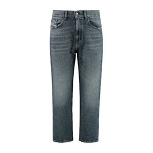 디젤 하이웨이스트 스트레이트 데님 레귤러 핏 진 A03619007Y7