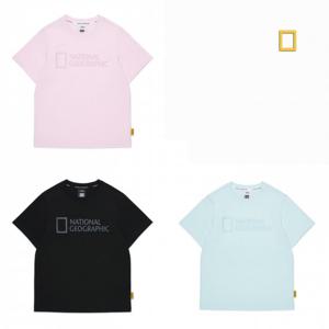 내셔널지오그래픽키즈  (K255UTS030) 빅로고 반팔 티셔츠 남여공용 이너 면티