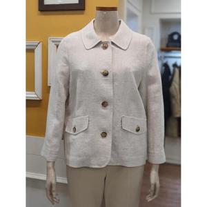 BCBG 세이브존01 모브 린넨 재킷 B5B3J107