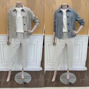 BCBG M백화점 무이린넨재킷 B5B3J176