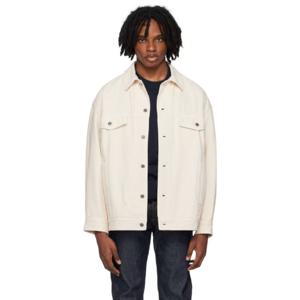 아페쎄 청자켓 베이지 엘비스 데님 재킷 242252M177002