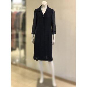 벨리시앙 세이브존01 매쉬 배색 오픈칼라 원피스 OP4206