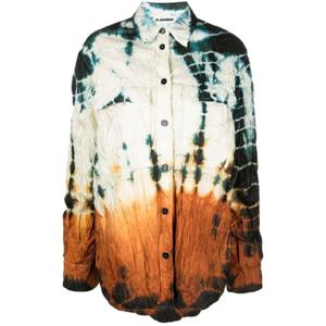 25 FW 질샌더 타이다이 패딩 셔츠 J40DL0004JTN024 TP432166051