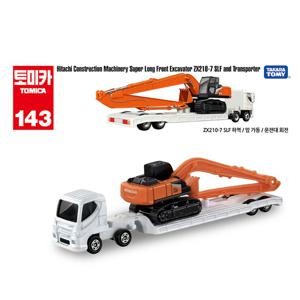 롱토미카 143 히타치 건설기계 초장굴착기 ZX210-7 SLF와 운송차