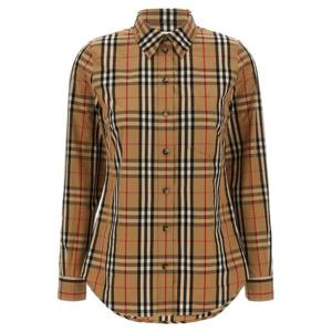 버버리 라프윙 체크 롱 슬리브 셔츠 8111847ARCHIVEBEIGEIPCHK B