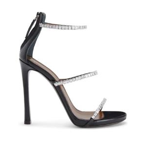 쥬세페자노티 하모니 샤인 크리스털 장식 샌들 120mm I400000002