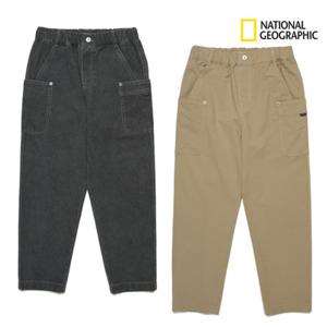 내셔널지오그래픽키즈 K253UPT230 남아 여아 세미배기핏 우븐 팬츠 면바지 고학년 170 딜