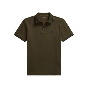 폴로 랄프로렌 하프 지퍼 반소매 폴로 셔츠 710963621