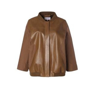 [엠씨]니트배색 양가죽 재킷 M53G070