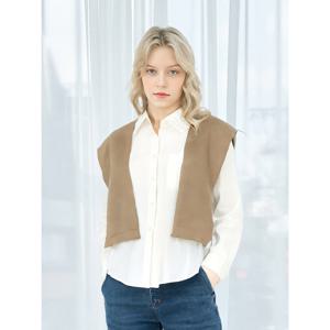 [레코브](레코브) 니트 숄더셋업 셔츠(LC31CXNB528S)