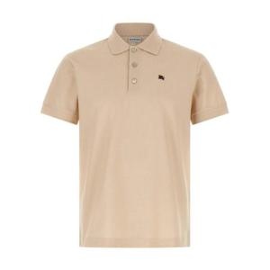 버버리 메탈 EKD 코튼 폴로 셔츠 8116180CLAM Beige