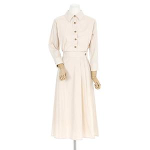 [예쎄][예쎄] 셔츠형 플리츠 원피스 (S4SOP007A)