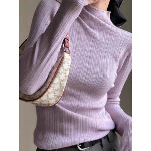 [예쎄][예쎄] 파스텔 골지 하프넥 폴라 니트티 (S5STS019A)