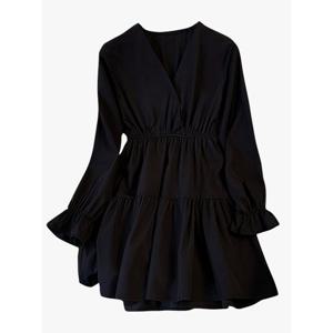 [예쎄][예쎄] 랩스타일 V넥 3단 캉캉 롱원피스 (S5SOP013A)