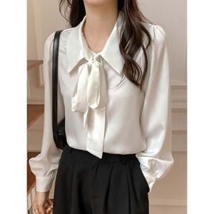 [예쎄][예쎄] 리본 포인트 루즈핏 블라우스 (S5FBL036A)