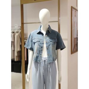 [에꼴드파리]MARIO워싱 반팔 데님셔츠 S71RB47DBBS71Z