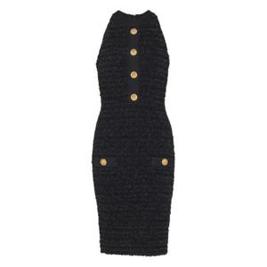 발망 미디 원피스 FF0RC010KJ16 0PA Black