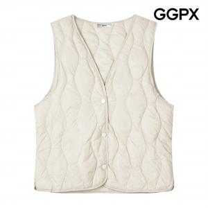 [GGPX] 물결 퀼팅 다운 경량 패딩 베스트 (GP9VT021F)