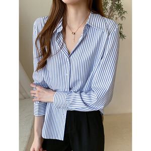 [예쎄][예쎄] 카라넥 스트라이프 루즈핏 셔츠 (S5FBL041A)