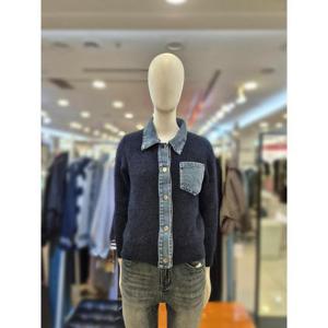 부루앤쥬디 세이브존03 부루앤쥬디 데님 배색 스냅 가디건 AGBBRKCD001BA