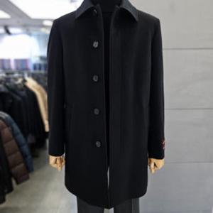 [바쏘]남자 블랙 울 캐시미어 셋인카라 맥코트 WSAFZ4CJ05A