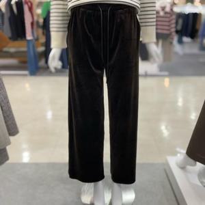 SOUP sh06 하비커버 벨벳 밴딩 와이드팬츠 ABALP36