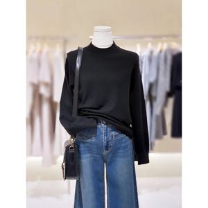 [숲]베이직 반목 니트  SBALK331