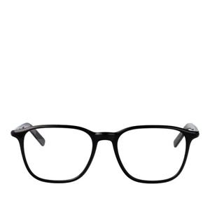 몽블랑 블랙 렉탱귤러 풀 림 안경테 MB0386O 001 52
